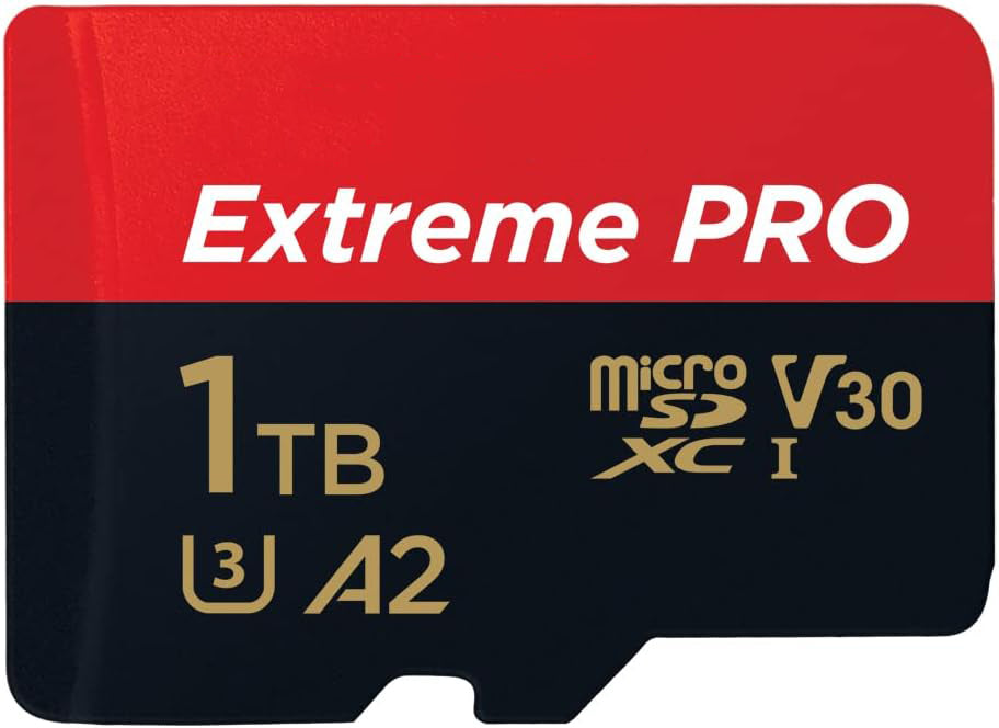 1TB Extreme Micro SDXC UHS-I Memory Card with Adapter - Up to 190MB/s (Used)